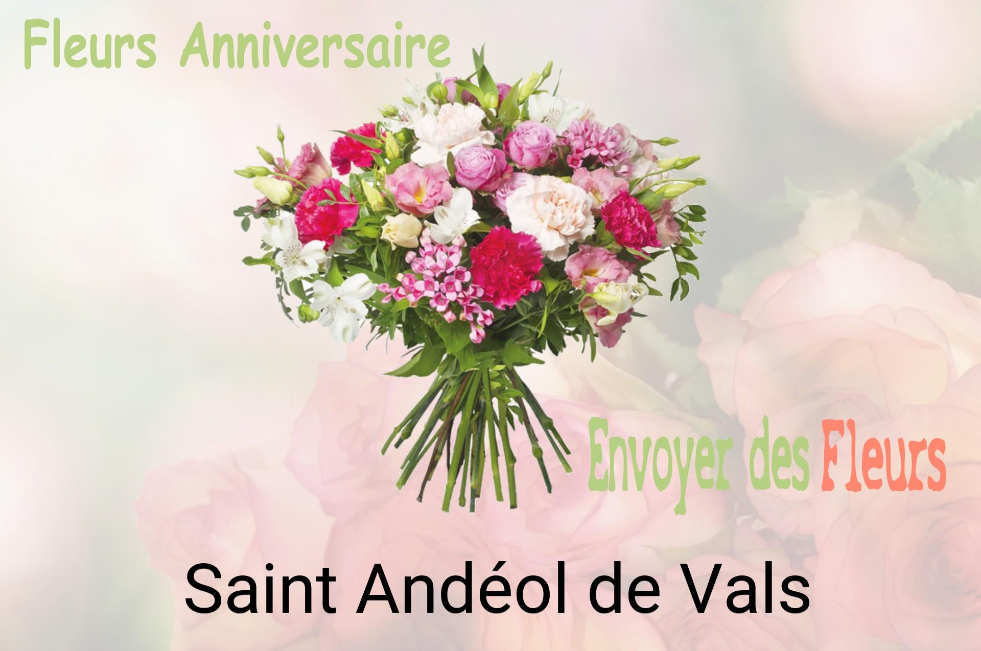 Bouquet de fleurs d’anniversaire livré à Saint-Andéol-de-Vals
