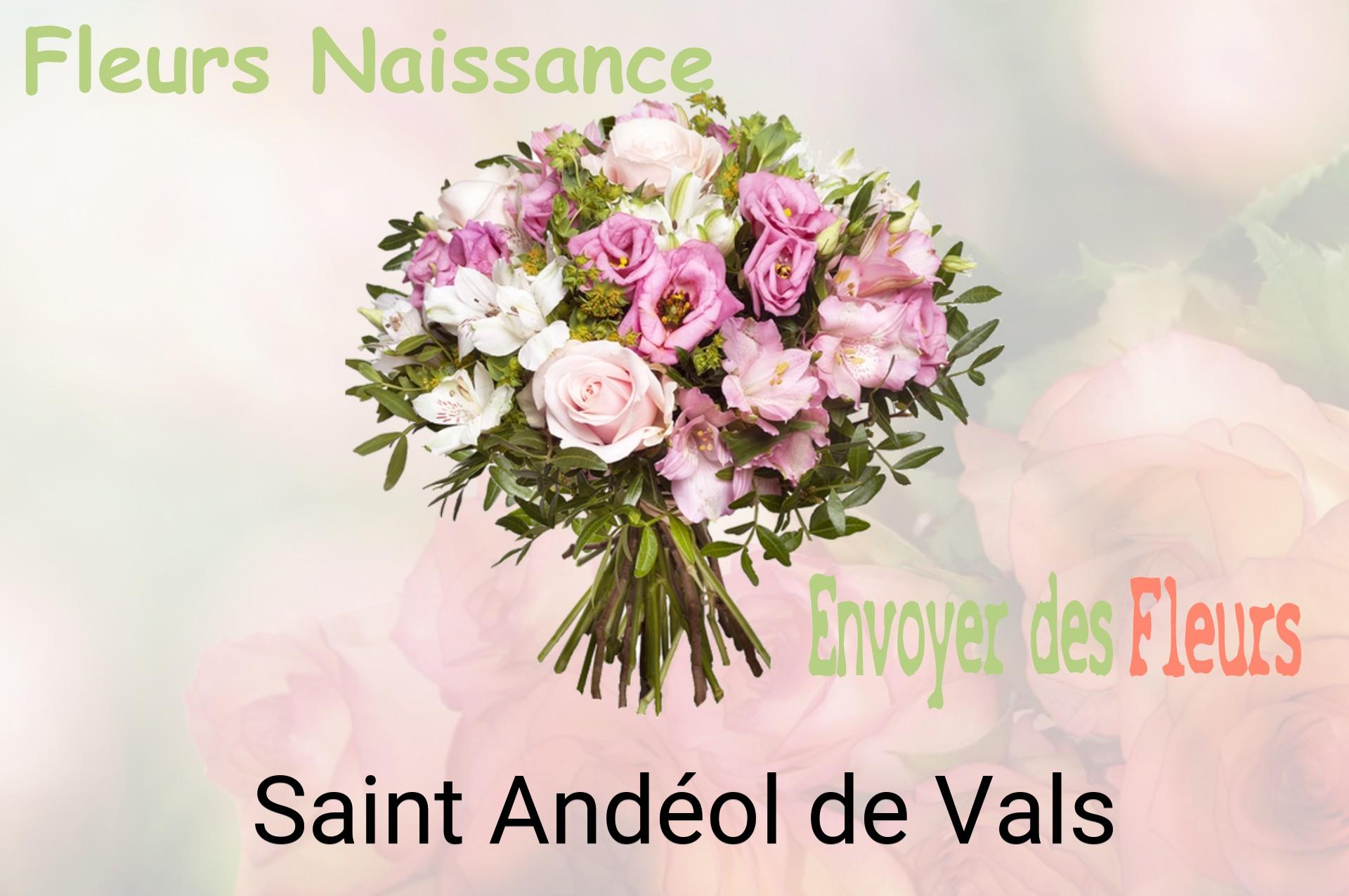 Bouquet de fleurs de naissance livré à Saint-Andéol-de-Vals